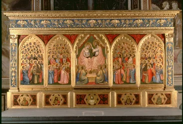 Coronation of the Virgin Polyptych (detail)